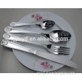 Stainless steel cutlery set with high grade mirror polish